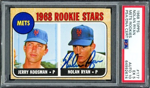 1968 Topps #177 Nolan Ryan Rookie
