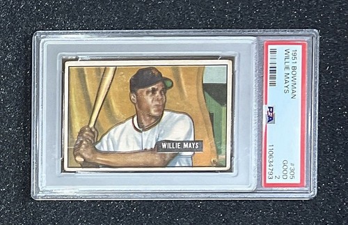 1951 Bowman #305 Willie Mays Rookie