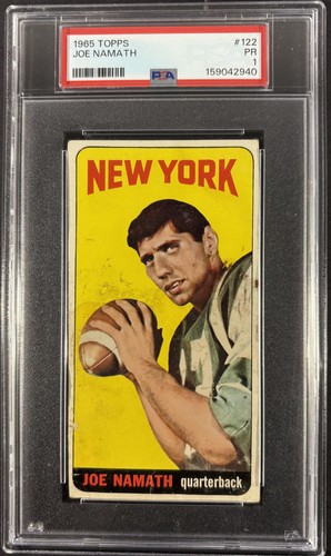 1965 Topps #122 Joe Namath Rookie