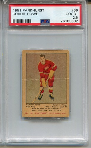 1951 Parkhurst #66 Gordie Howe