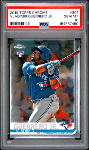 Vladimir Guerrero Jr. rookie card, 2019 Topps Chrome