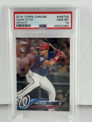 Juan Soto rookie card, 2018 Topps Chrome