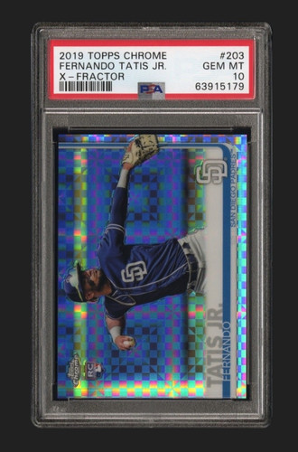 Fernando Tatis Jr. rookie card, 2019 Topps Chrome