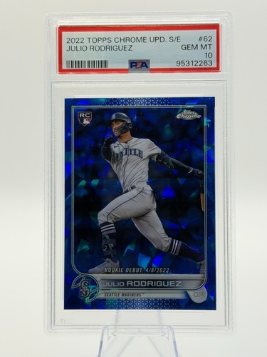 Julio Rodriguez rookie card, 2022 Topps Chrome