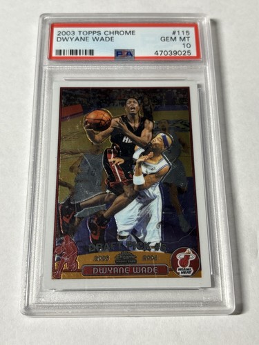 Dwyane Wade 2003-04 Topps Chrome rookie card