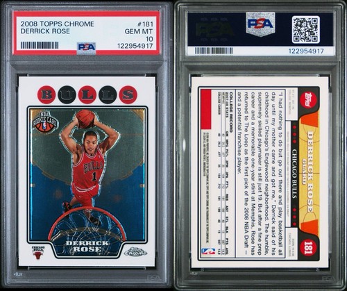 Derrick Rose 2008-09 Topps Chrome rookie card