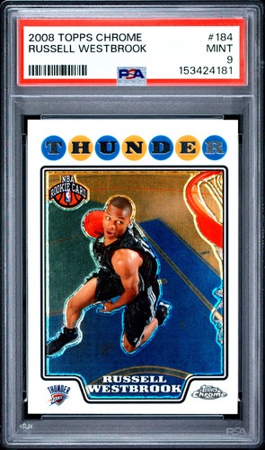 Russell Westbrook 2008-09 Topps Chrome rookie card