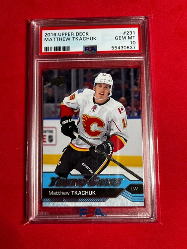 Matthew Tkachuk rookie card, 2016-17 Upper Deck Young Guns