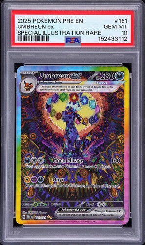 Umbreon ex Special Illustration Rare, 2025 Prismatic Evolutions