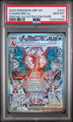 Charizard ex Special Illustration Rare, 2023 Obsidian Flames