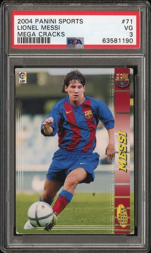 2004-05 Panini Mega Cracks Lionel Messi RC #71