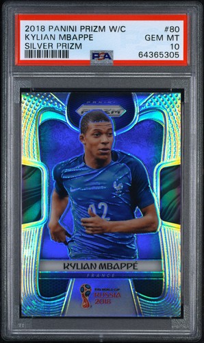 2018 Panini Prizm World Cup Kylian Mbappé Silver