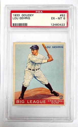 1933 Goudey #92 Lou Gehrig