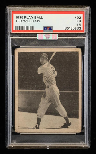 1939 Play Ball #92 Ted Williams rookie
