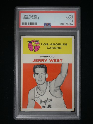 1961-62 Fleer Jerry West #43