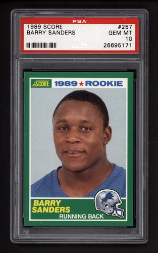 1989 Score Barry Sanders #257