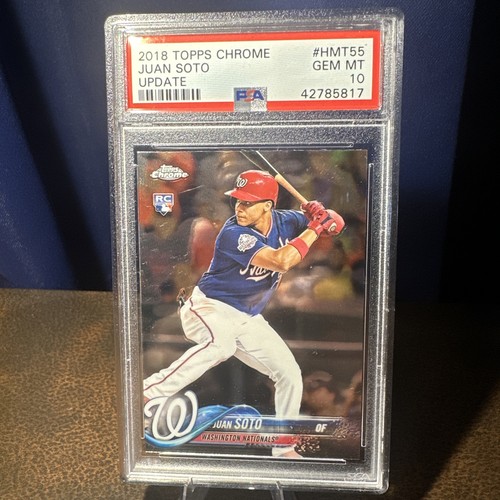 2018 Topps Chrome Update Juan Soto #HMT55