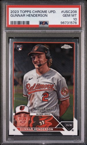 Gunnar Henderson 2023 Topps Chrome Update #USC208